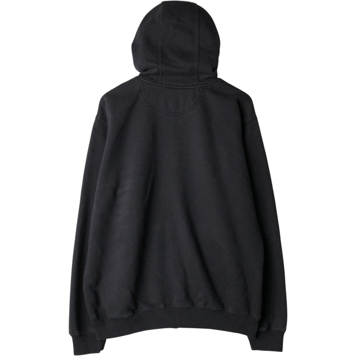 Carhartt Sweat Full Zip Hoodie Men's L size cotton black type Vintage Second Hand