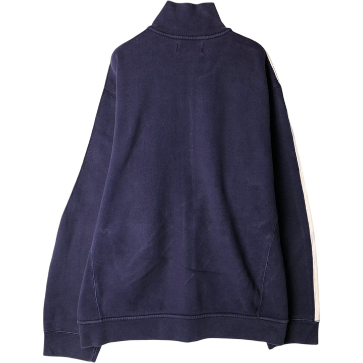 Ralph Lauren POLO by Ralph Lauren full zip sweatshirt, men's XL size cotton navy blue type Vintage Second Hand
