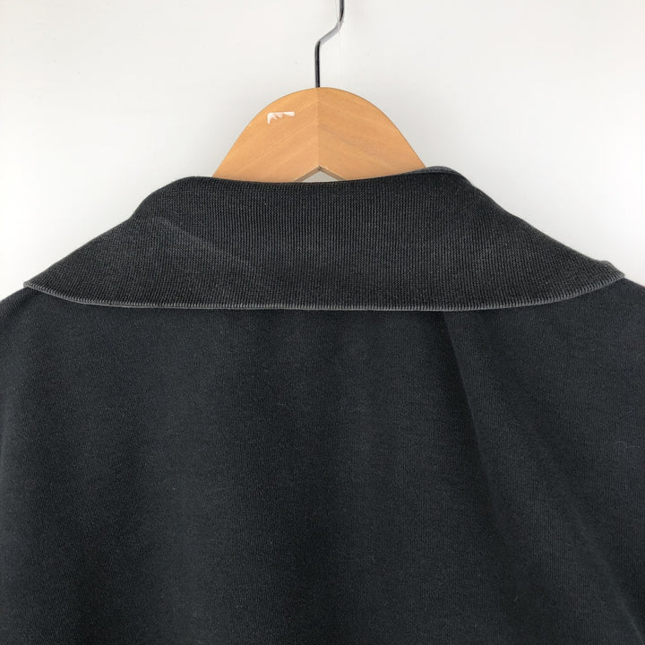 Ralph Lauren POLO by Ralph Lauren full zip sweatshirt, men's size L cotton black type Vintage Second Hand