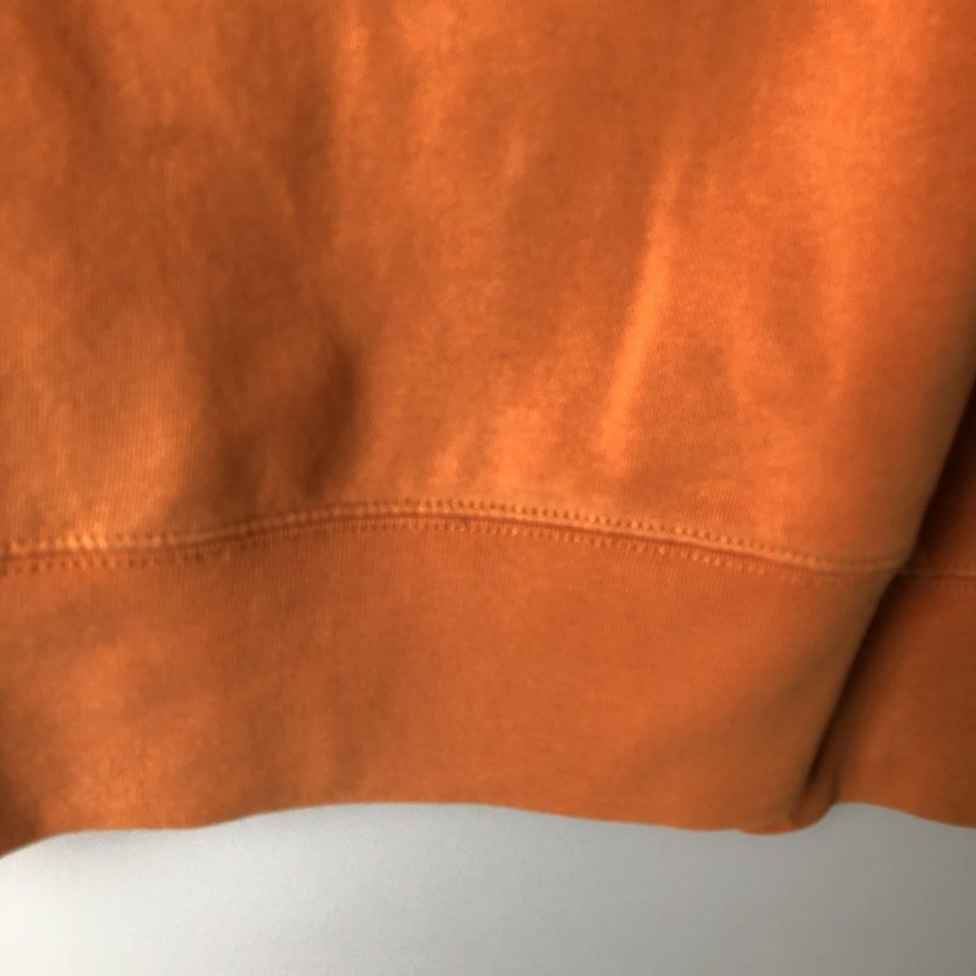 2000'S Ralph Lauren Polo Jeans Company full-zip sweatshirt hoodie, men's size XL cotton orange type Vintage Second Hand
