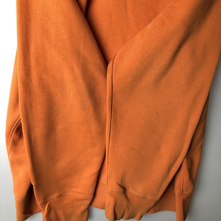 2000'S Ralph Lauren Polo Jeans Company full-zip sweatshirt hoodie, men's size XL cotton orange type Vintage Second Hand
