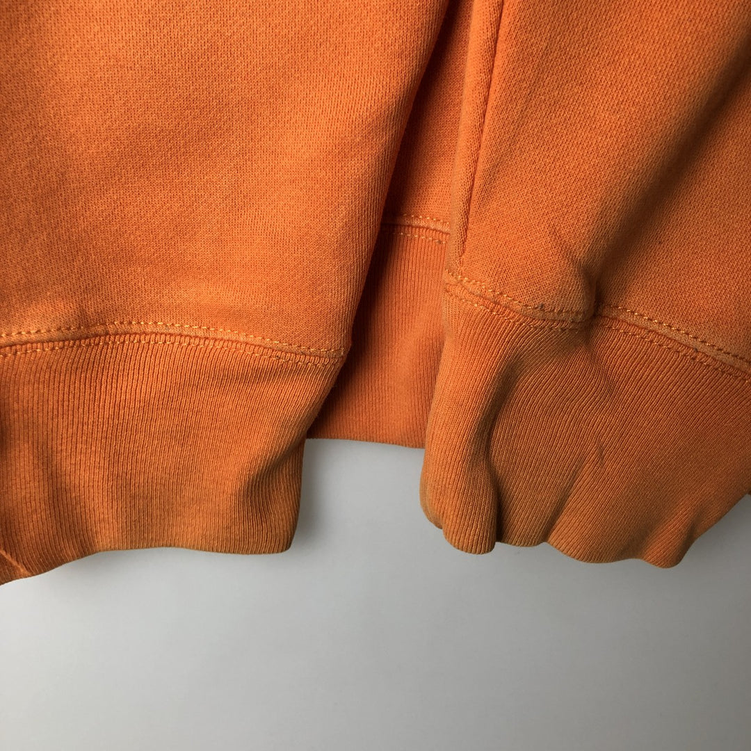 2000'S Ralph Lauren Polo Jeans Company full-zip sweatshirt hoodie, men's size XL cotton orange type Vintage Second Hand