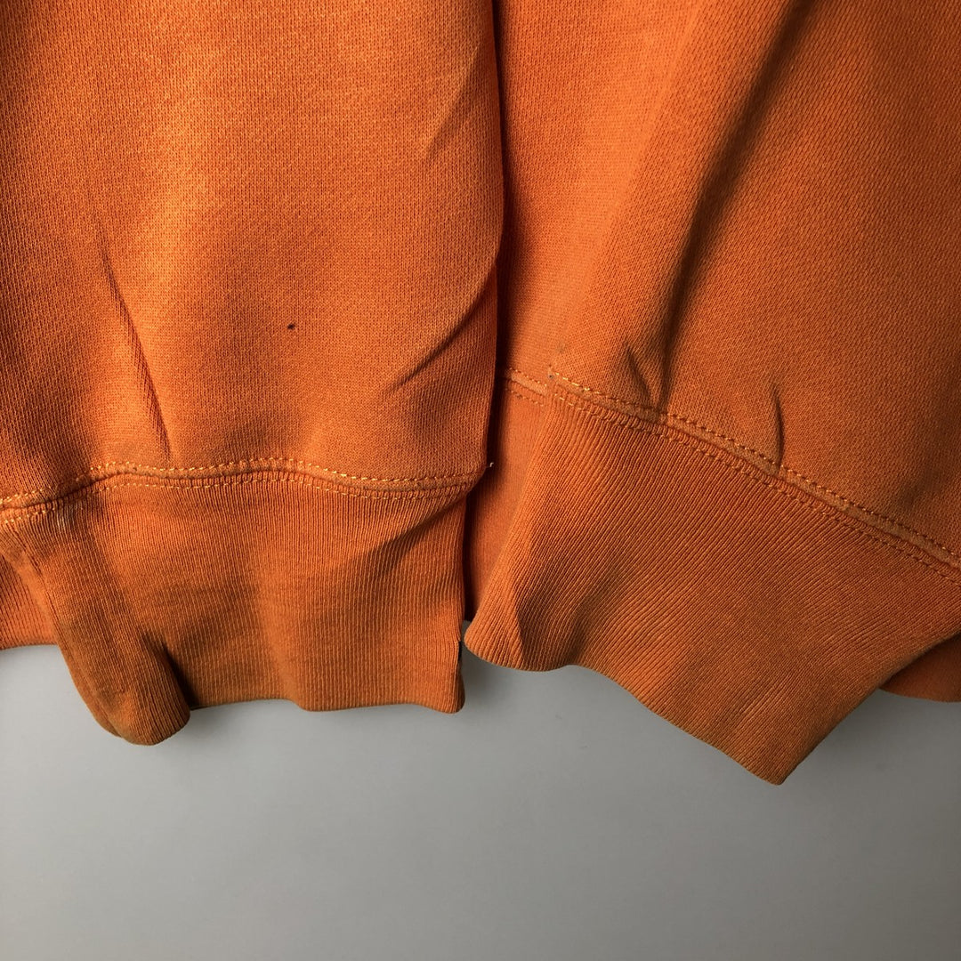 2000'S Ralph Lauren Polo Jeans Company full-zip sweatshirt hoodie, men's size XL cotton orange type Vintage Second Hand
