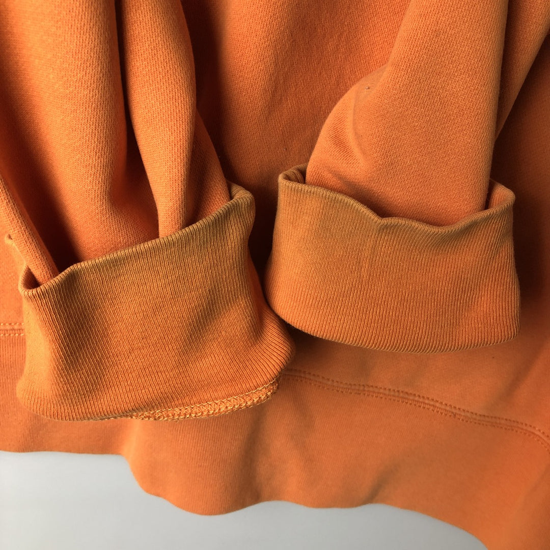 2000'S Ralph Lauren Polo Jeans Company full-zip sweatshirt hoodie, men's size XL cotton orange type Vintage Second Hand