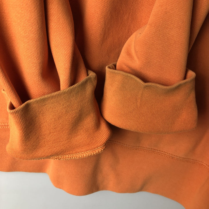 2000'S Ralph Lauren Polo Jeans Company full-zip sweatshirt hoodie, men's size XL cotton orange type Vintage Second Hand