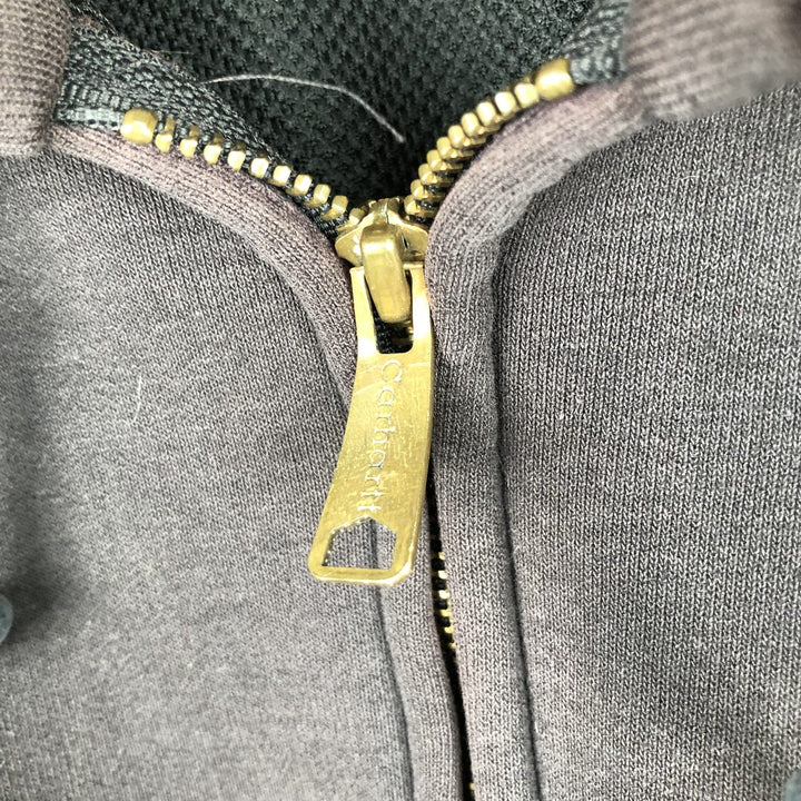 Carhartt Painted Full-Zip Sweatshirt, Men's XXL unclear black type Vintage Second Hand