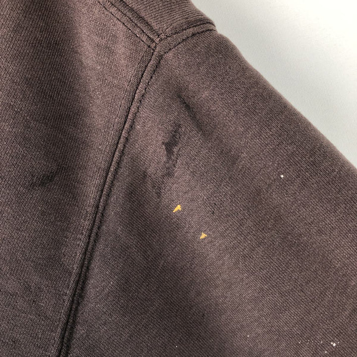 Carhartt Painted Full-Zip Sweatshirt, Men's XXL unclear black type Vintage Second Hand
