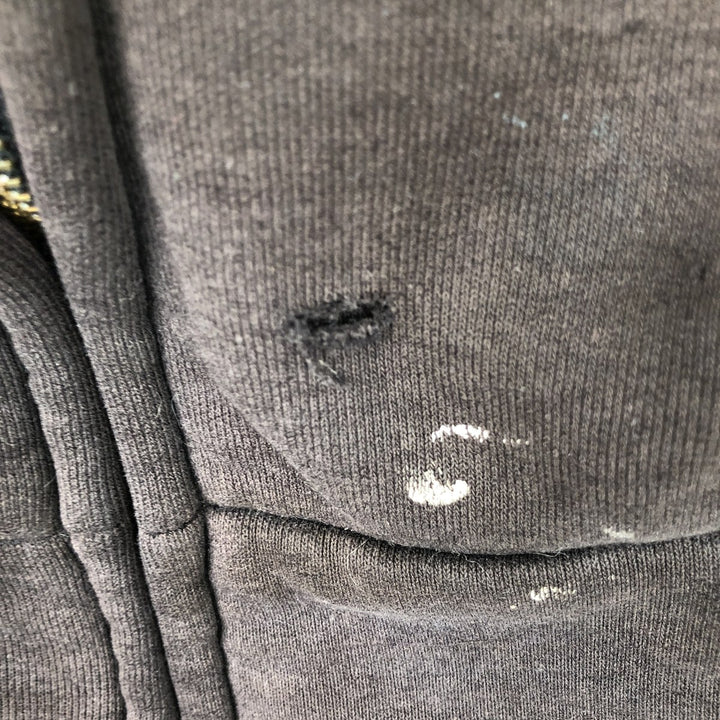 Carhartt Painted Full-Zip Sweatshirt, Men's XXL unclear black type Vintage Second Hand