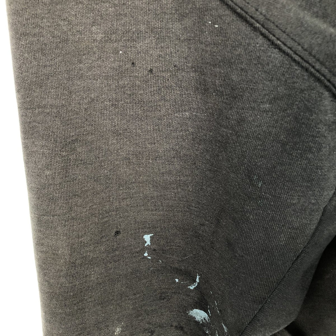 Carhartt Painted Full-Zip Sweatshirt, Men's XXL unclear black type Vintage Second Hand