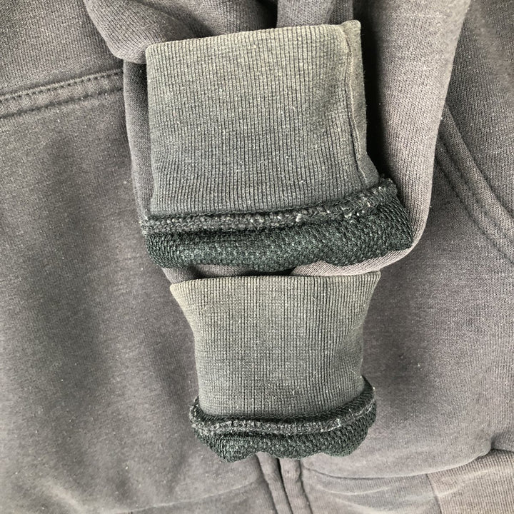 Carhartt Sweat Full Zip Hoodie Men's L size unclear black type Vintage Second Hand