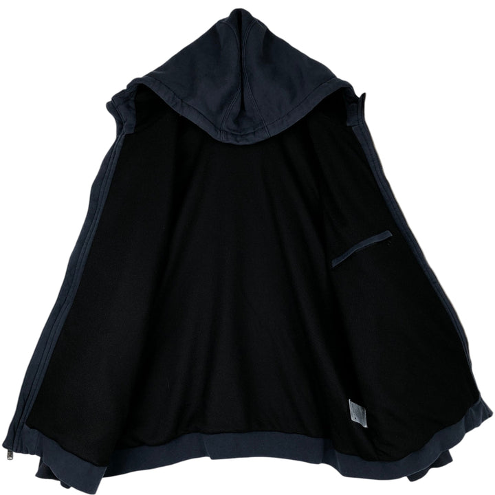 Carhartt Rain Defender Sweat Full-Zip Hoodie, Men's Size XL cotton navy blue type Vintage Second Hand