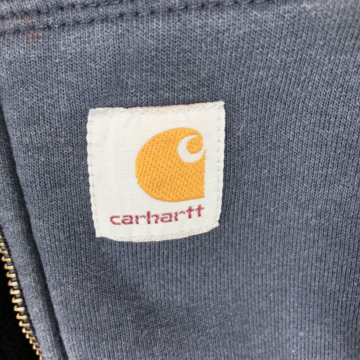 Carhartt Rain Defender Sweat Full-Zip Hoodie, Men's Size XL cotton navy blue type Vintage Second Hand