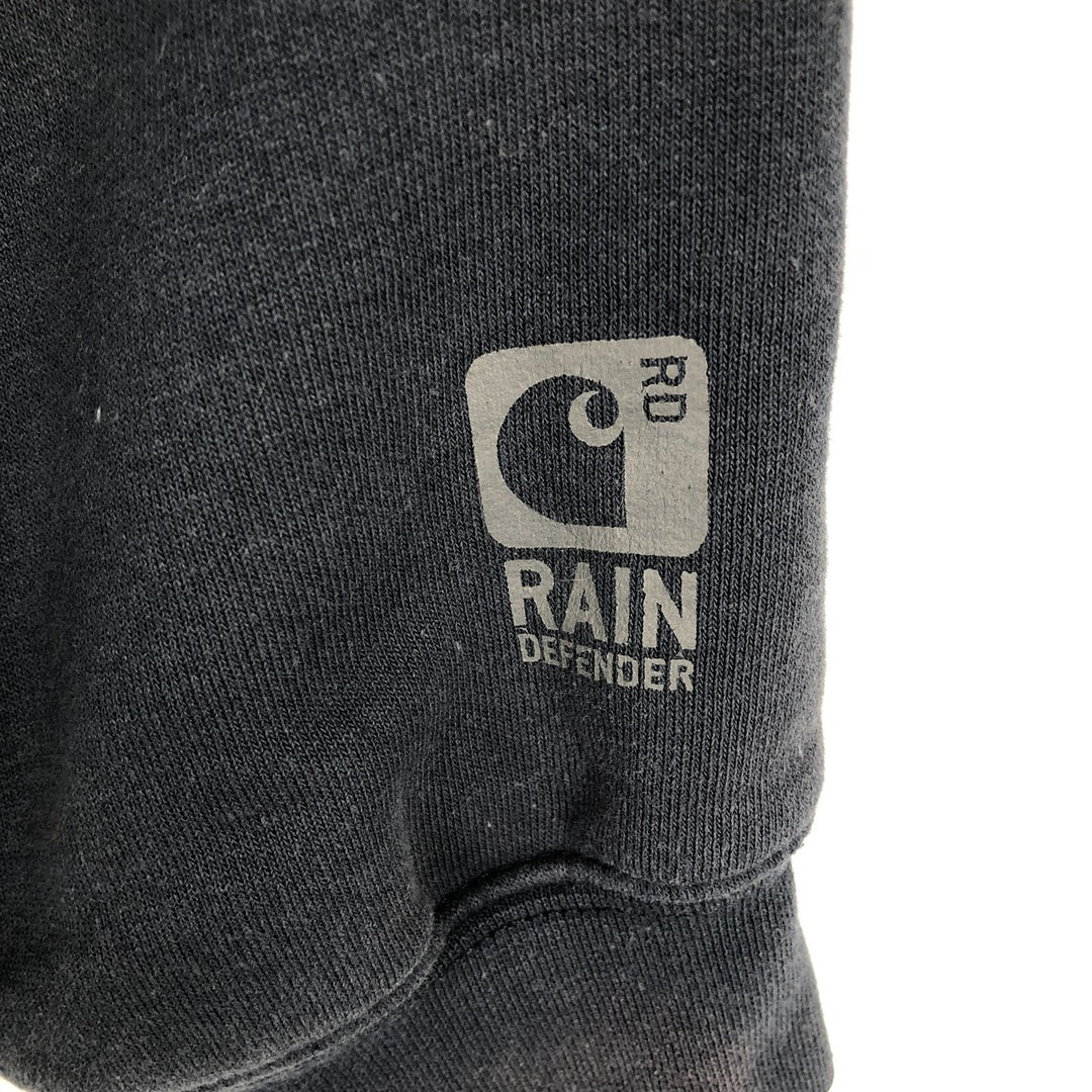 Carhartt Rain Defender Sweat Full-Zip Hoodie, Men's Size XL cotton navy blue type Vintage Second Hand