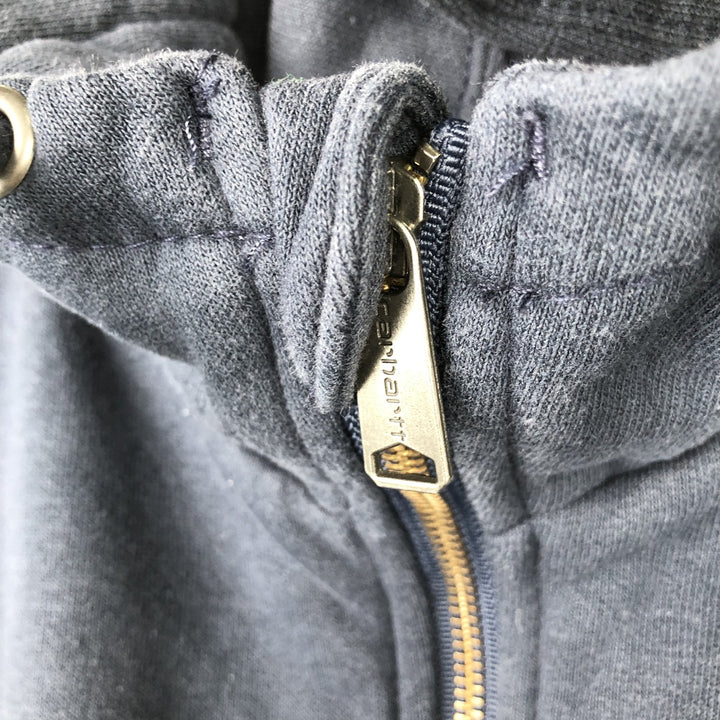 Carhartt Rain Defender Sweat Full-Zip Hoodie, Men's Size XL cotton navy blue type Vintage Second Hand