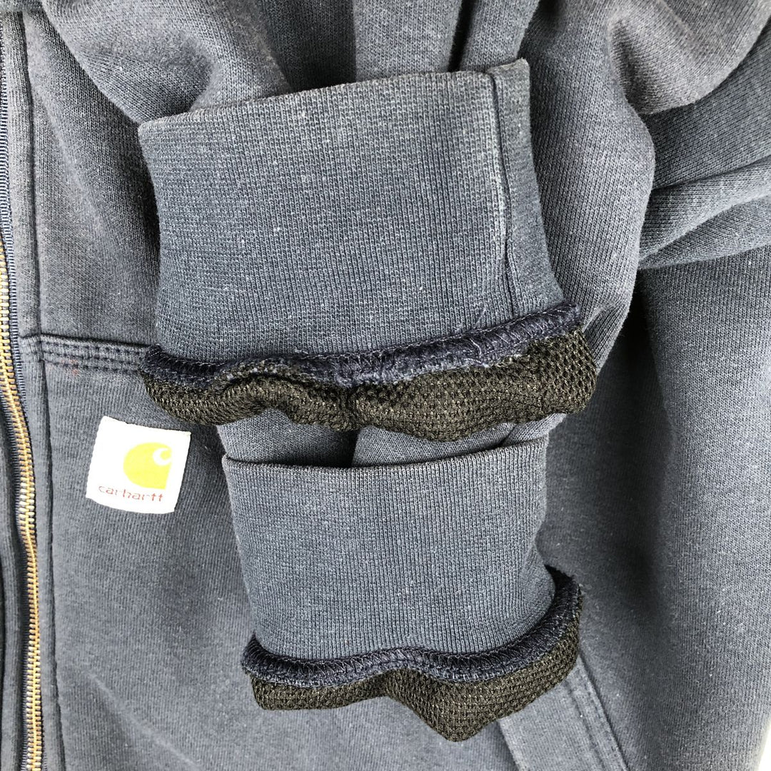 Carhartt Rain Defender Sweat Full-Zip Hoodie, Men's Size XL cotton navy blue type Vintage Second Hand