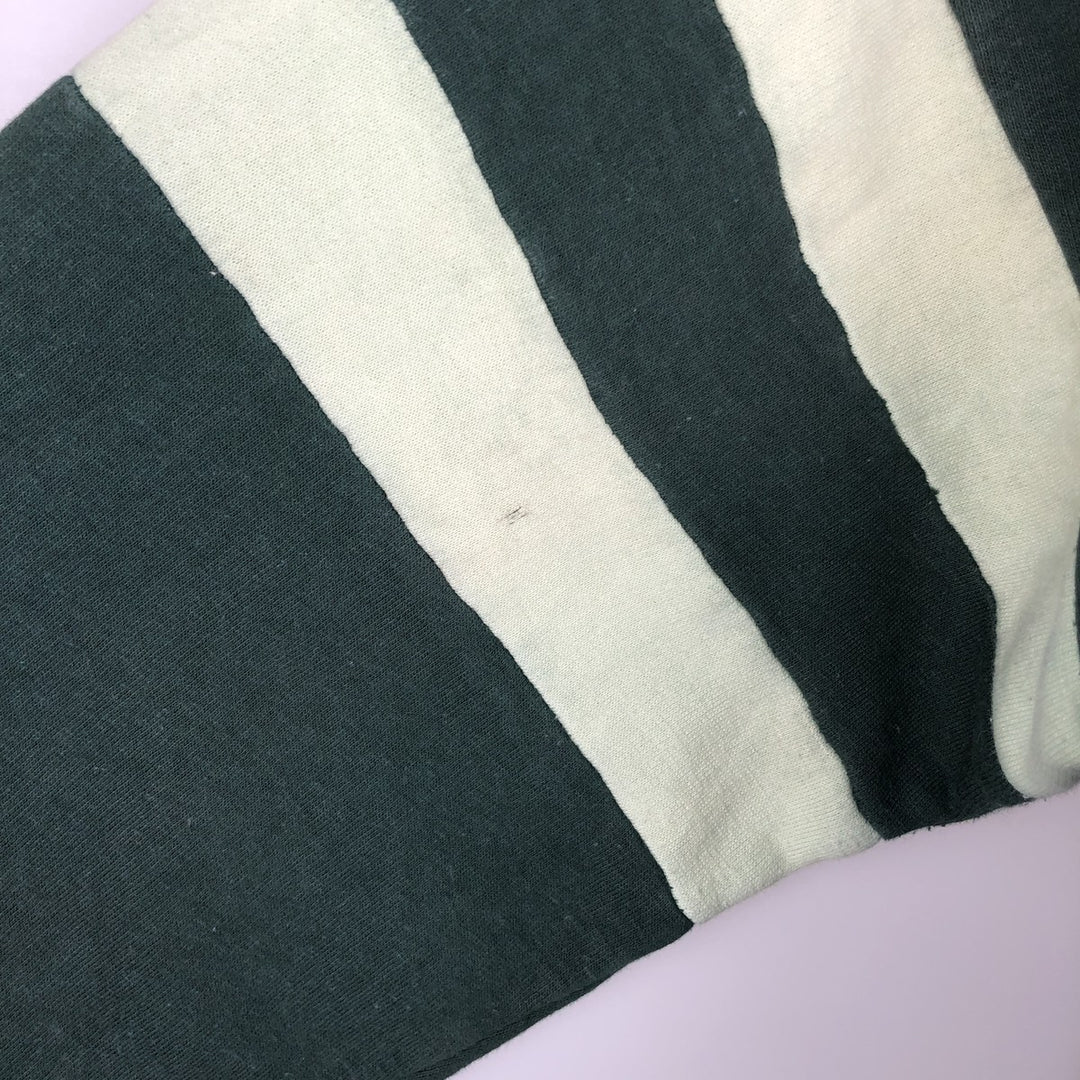 Men's full-zip sweatshirt XL cotton Green type dark green Vintage Second Hand