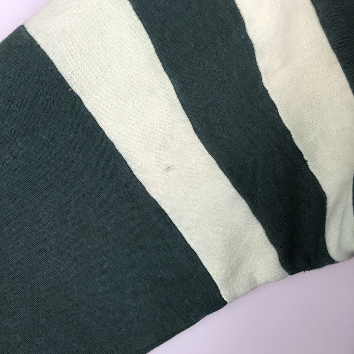 Men's full-zip sweatshirt XL cotton Green type dark green Vintage Second Hand
