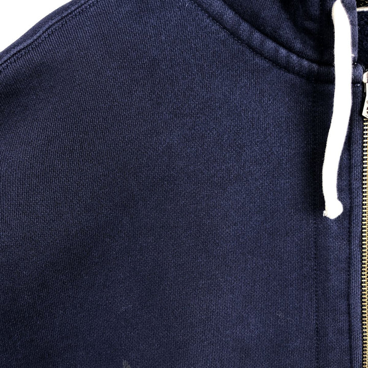 Ralph Lauren POLO RALPH LAUREN Sweat Full Zip Hoodie Men's XXL cotton navy blue type Vintage Second Hand