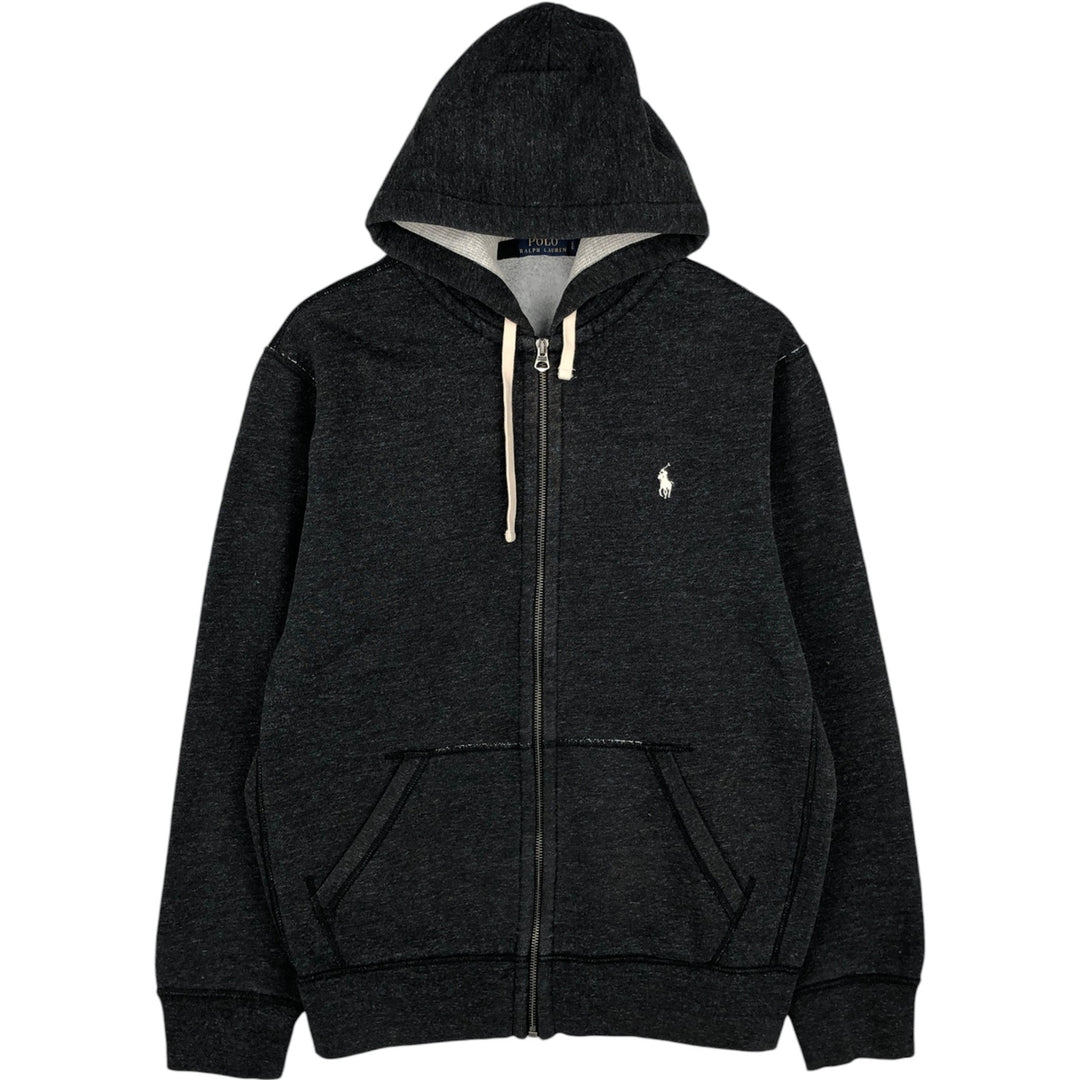Ralph Lauren POLO RALPH LAUREN Sweat Full Zip Hoodie Men's L size cotton gray type Vintage Second Hand