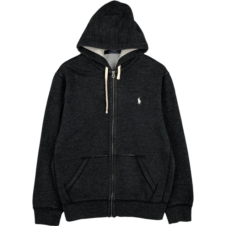 Ralph Lauren POLO RALPH LAUREN Sweat Full Zip Hoodie Men's L size cotton gray type Vintage Second Hand