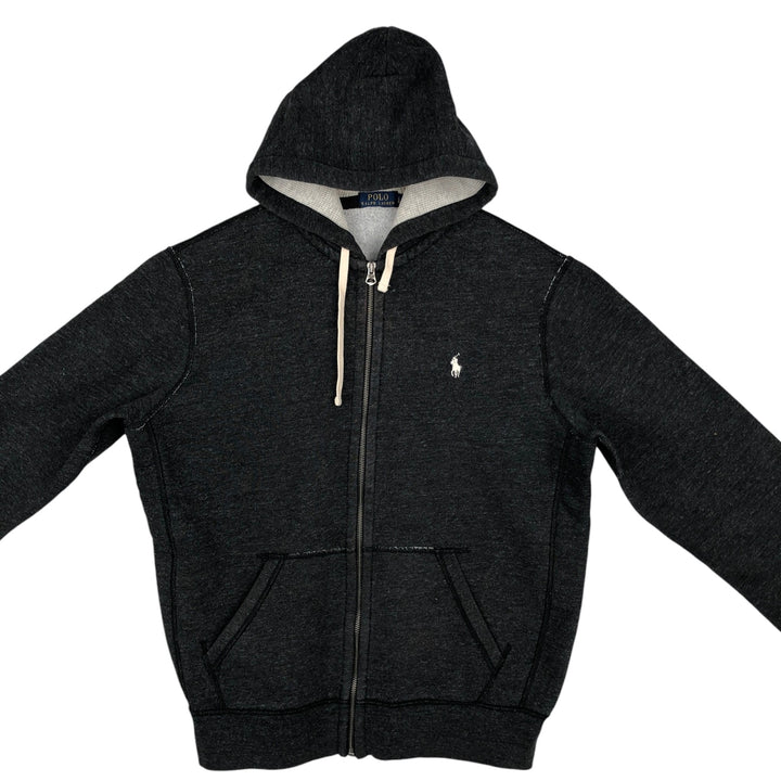 Ralph Lauren POLO RALPH LAUREN Sweat Full Zip Hoodie Men's L size cotton gray type Vintage Second Hand