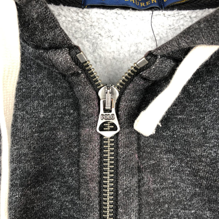 Ralph Lauren POLO RALPH LAUREN Sweat Full Zip Hoodie Men's L size cotton gray type Vintage Second Hand