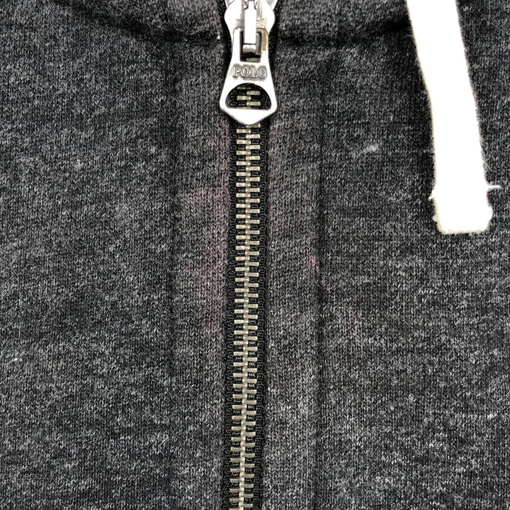 Ralph Lauren POLO RALPH LAUREN Sweat Full Zip Hoodie Men's L size cotton gray type Vintage Second Hand