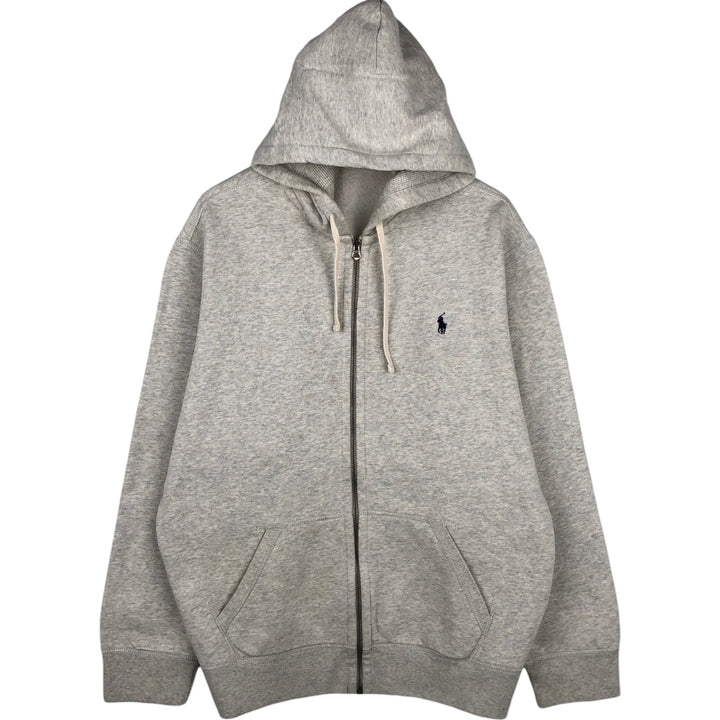 Ralph Lauren POLO RALPH LAUREN Sweat Full Zip Hoodie Men's XXL cotton gray type Vintage Second Hand