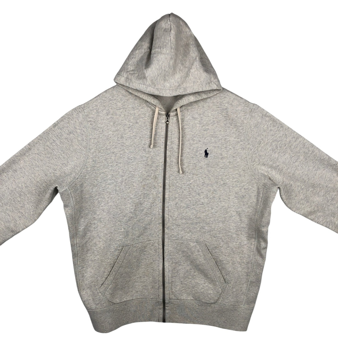 Ralph Lauren POLO RALPH LAUREN Sweat Full Zip Hoodie Men's XXL cotton gray type Vintage Second Hand