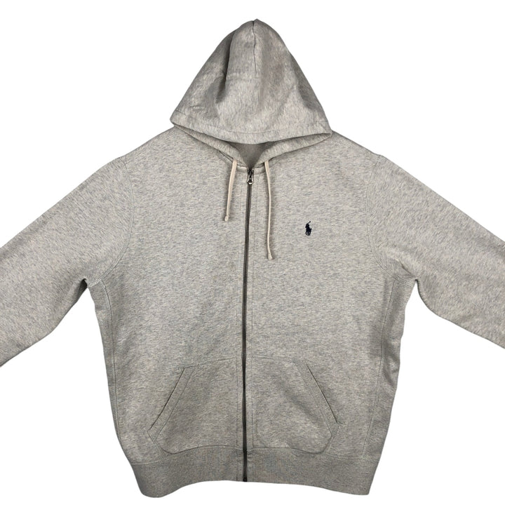 Ralph Lauren POLO RALPH LAUREN Sweat Full Zip Hoodie Men's XXL cotton gray type Vintage Second Hand