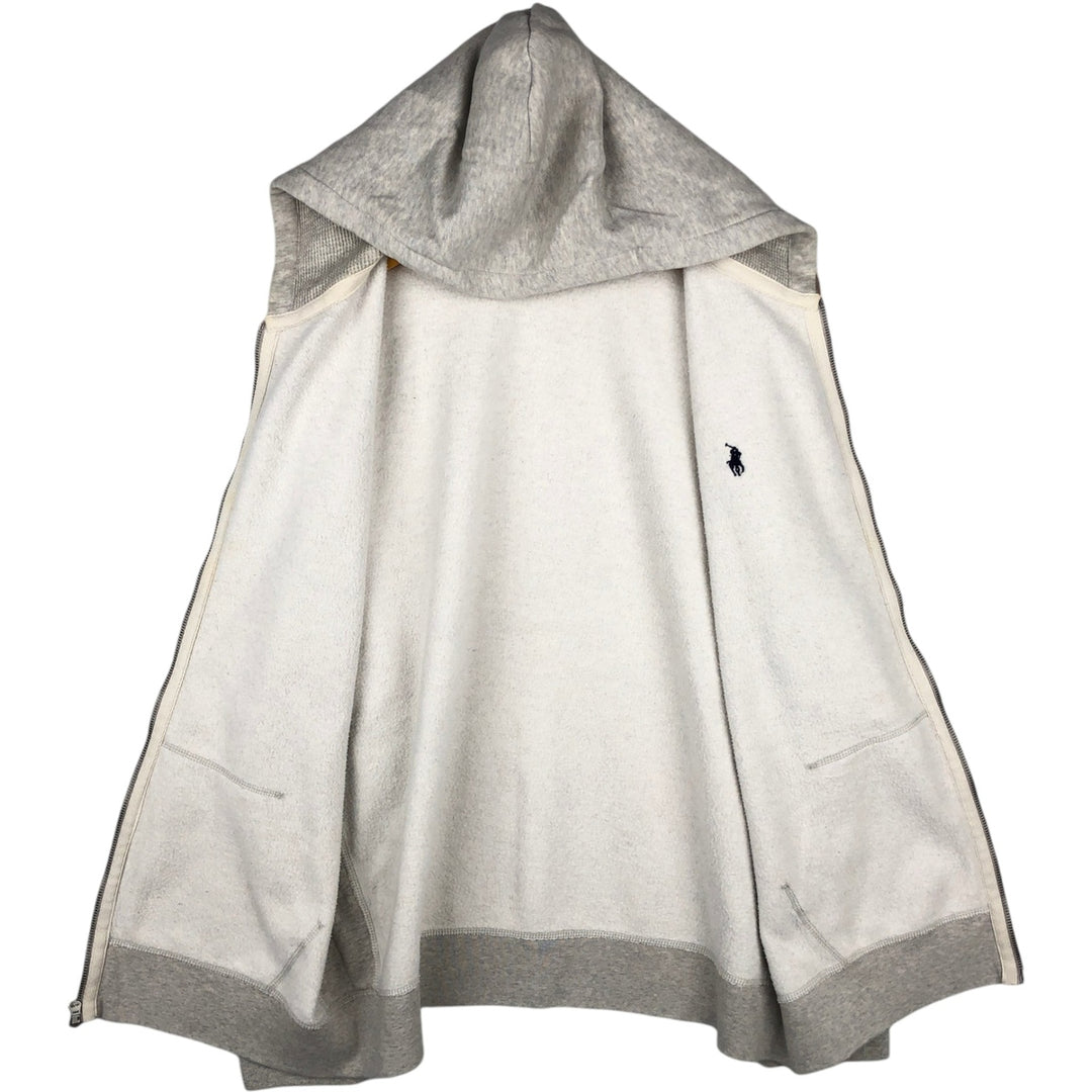 Ralph Lauren POLO RALPH LAUREN Sweat Full Zip Hoodie Men's XXL cotton gray type Vintage Second Hand