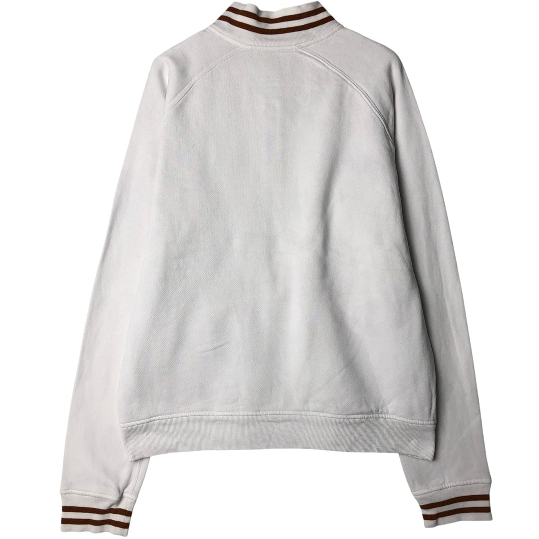 Ralph Lauren POLO by Ralph Lauren full zip sweatshirt, men's size L cotton white type Vintage Second Hand