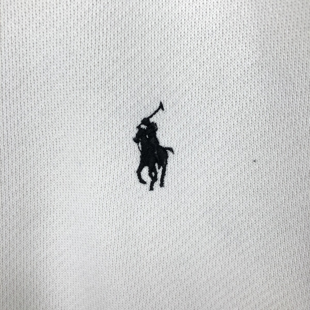 Ralph Lauren POLO by Ralph Lauren full zip sweatshirt, men's size L cotton white type Vintage Second Hand