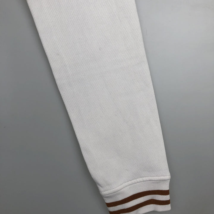 Ralph Lauren POLO by Ralph Lauren full zip sweatshirt, men's size L cotton white type Vintage Second Hand