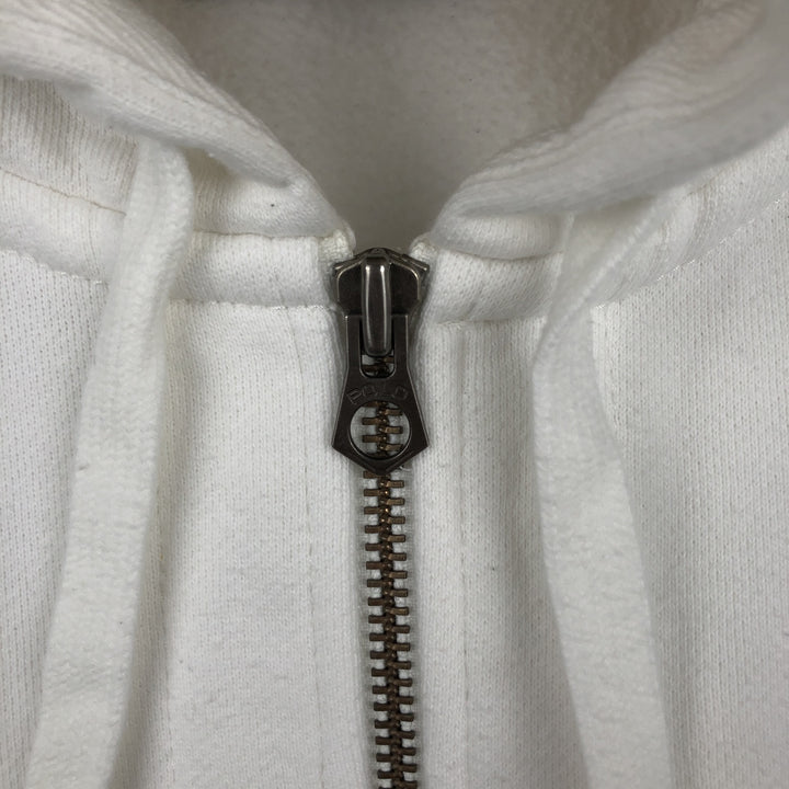 Ralph Lauren POLO by Ralph Lauren Sweat Full Zip Hoodie Men's L size cotton white type Vintage Second Hand