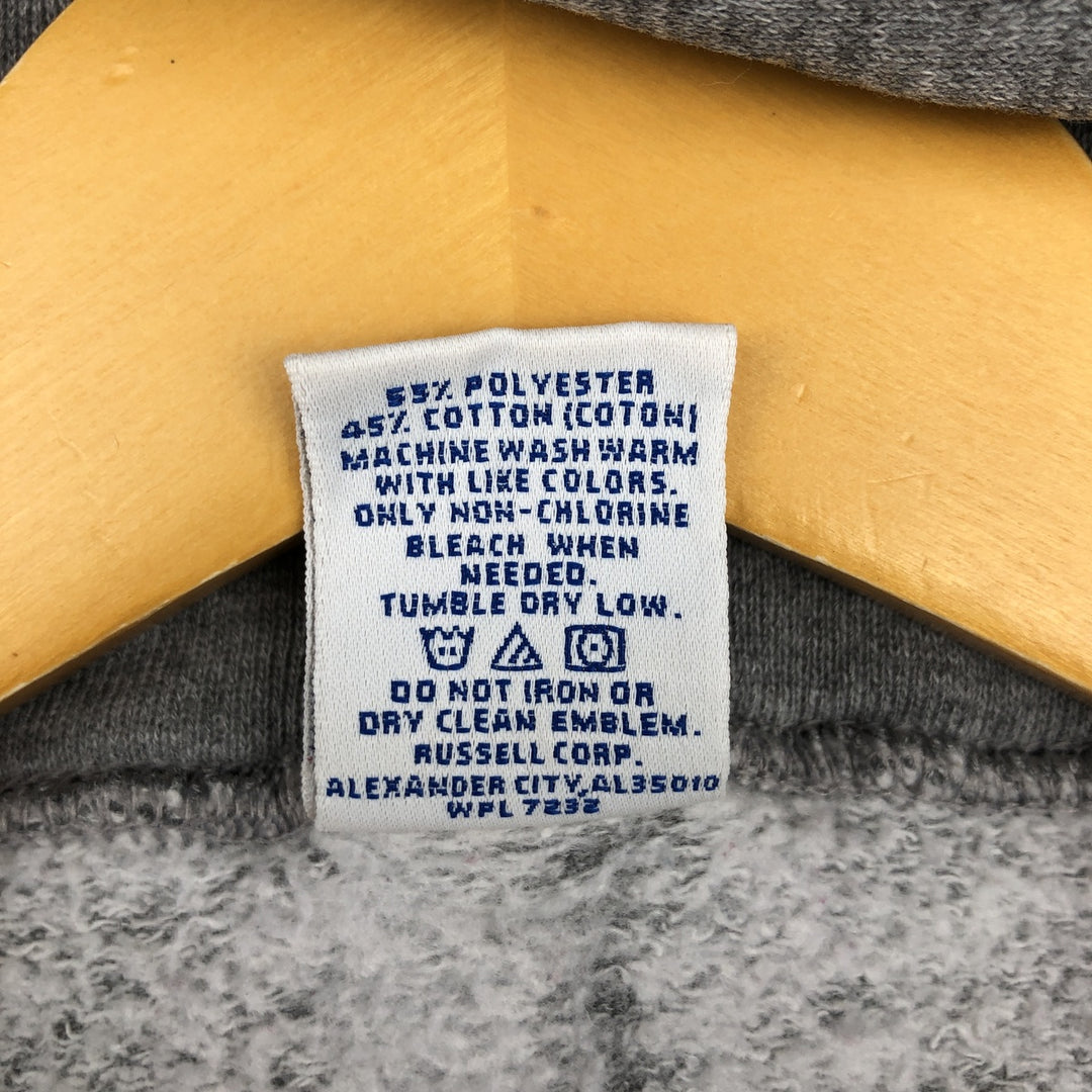 Vintage 90'S Russell full-zip sweatshirt, size S, men's polyester gray type Vintage Second Hand