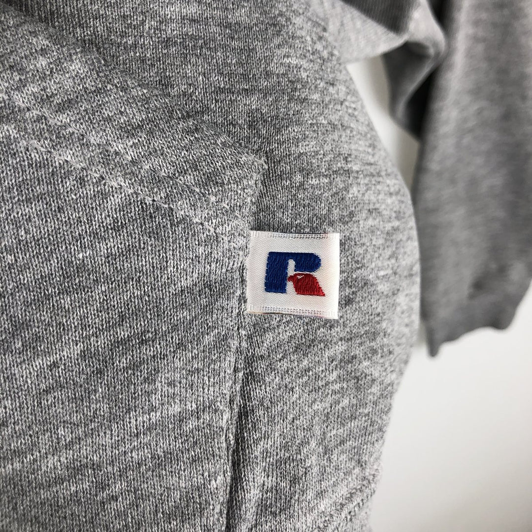 Vintage 90'S Russell full-zip sweatshirt, size S, men's polyester gray type Vintage Second Hand