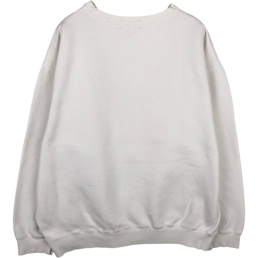 Ralph Lauren POLO by Ralph Lauren One Point Logo Sweatshirt Trainer Men's XXL cotton white type Vintage Second Hand