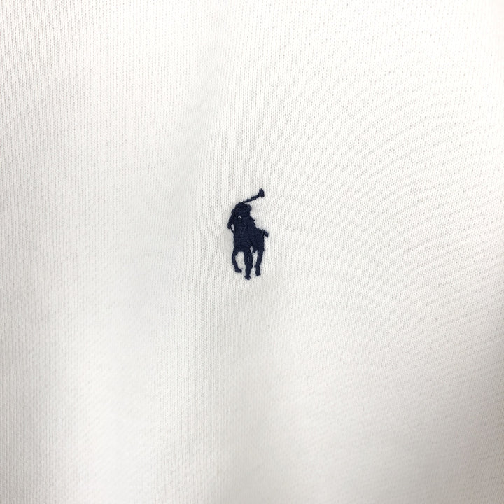 Ralph Lauren POLO by Ralph Lauren One Point Logo Sweatshirt Trainer Men's XXL cotton white type Vintage Second Hand