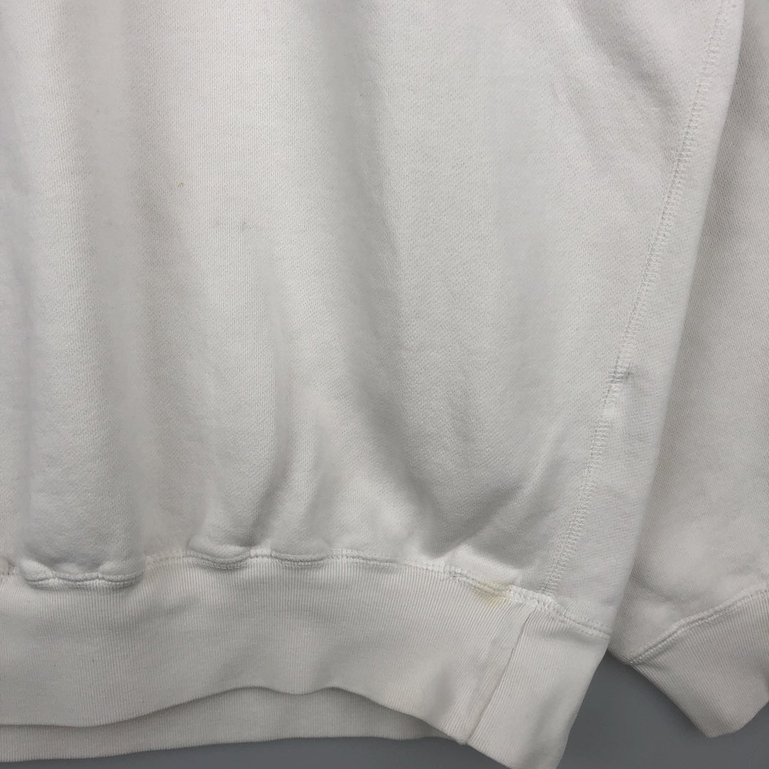 Ralph Lauren POLO by Ralph Lauren One Point Logo Sweatshirt Trainer Men's XXL cotton white type Vintage Second Hand