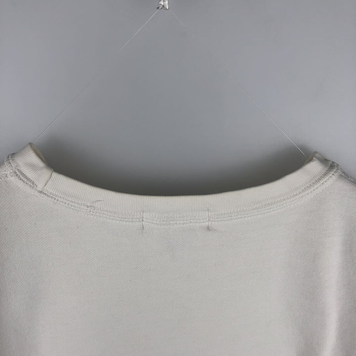 Ralph Lauren POLO by Ralph Lauren One Point Logo Sweatshirt Trainer Men's XXL cotton white type Vintage Second Hand
