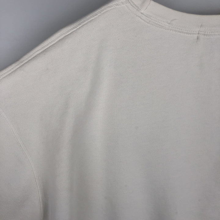 Ralph Lauren POLO by Ralph Lauren One Point Logo Sweatshirt Trainer Men's XXL cotton white type Vintage Second Hand