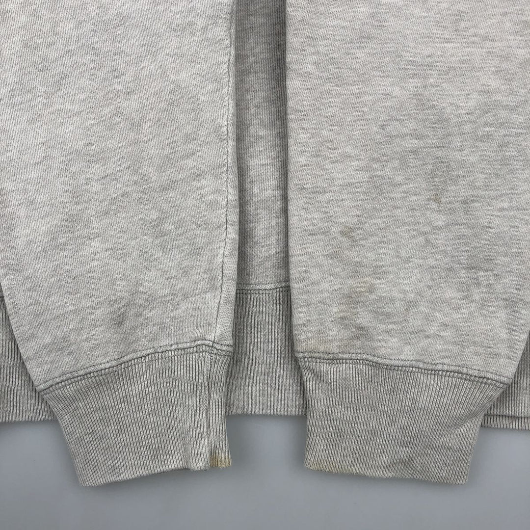 Ralph Lauren POLO JEANS COMPANY American flag pattern logo sweatshirt, men's size M (approx.) cotton gray type Vintage Second Hand