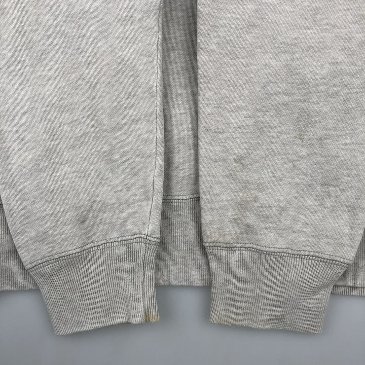 Ralph Lauren POLO JEANS COMPANY American flag pattern logo sweatshirt, men's size M (approx.) cotton gray type Vintage Second Hand