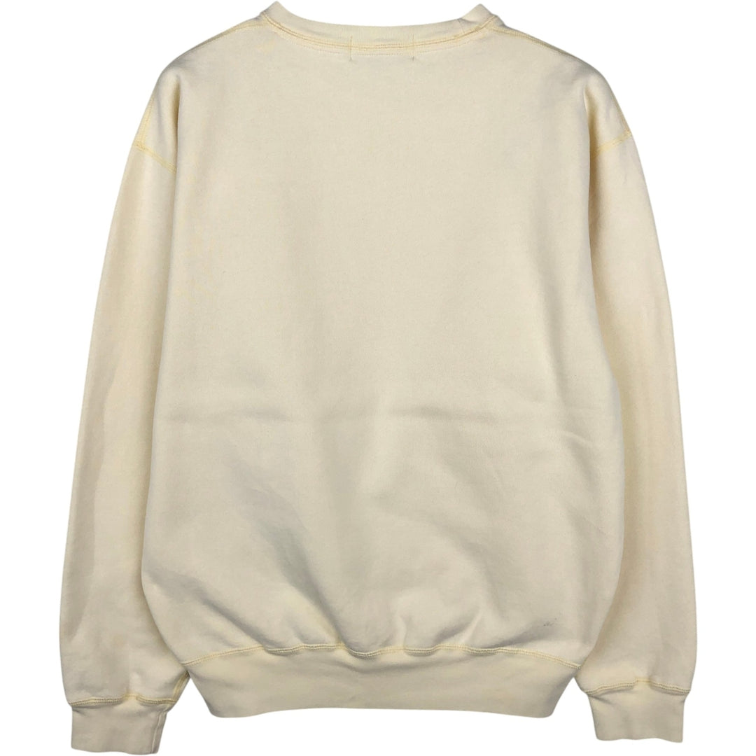 Ralph Lauren POLO by Ralph Lauren One Point Logo Sweatshirt Trainer Men's S Size cotton yellow type Vintage Second Hand