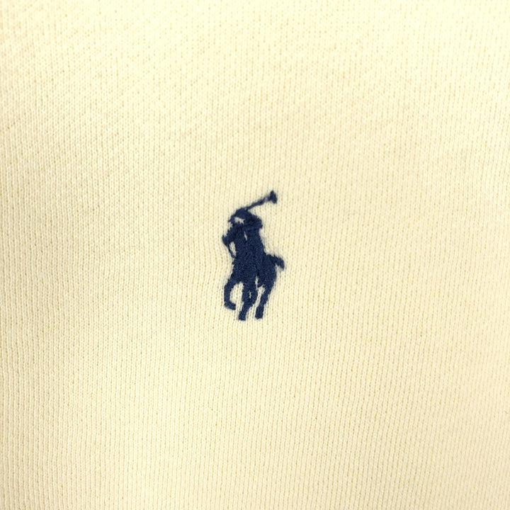 Ralph Lauren POLO by Ralph Lauren One Point Logo Sweatshirt Trainer Men's S Size cotton yellow type Vintage Second Hand
