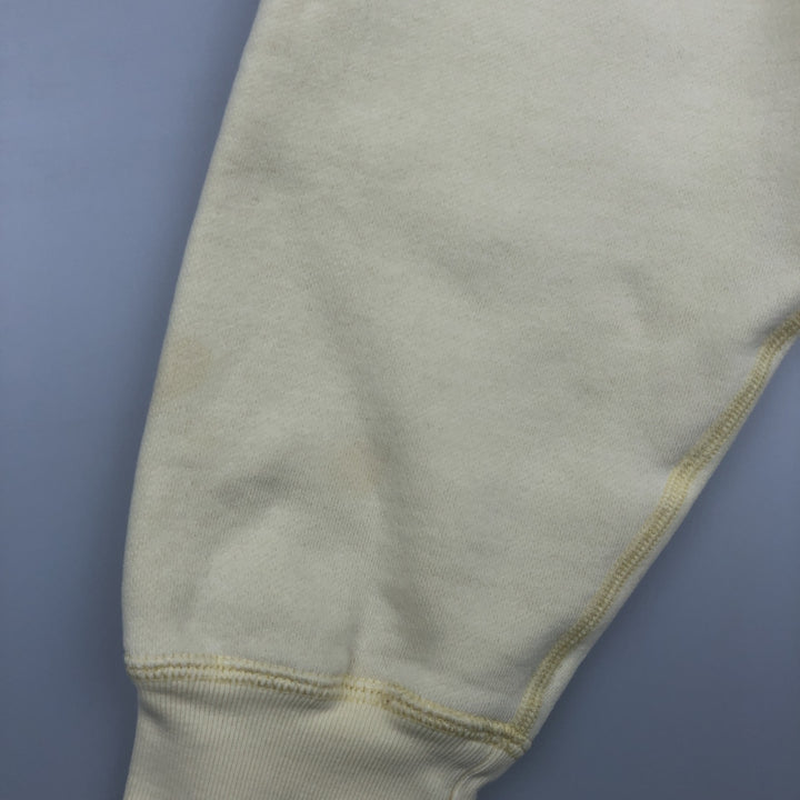 Ralph Lauren POLO by Ralph Lauren One Point Logo Sweatshirt Trainer Men's S Size cotton yellow type Vintage Second Hand