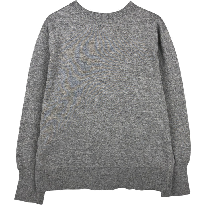 Calvin Klein USA-made men's size S equivalent crew neck (round neck) cotton gray type Vintage Second Hand