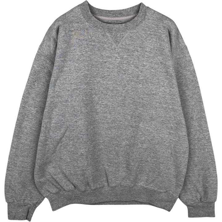 90'S Russell LL Bean Plain Blank Sweatshirt, Made in USA, Men's Size M (Equivalent), Vintage cotton gray type Vintage Second Hand