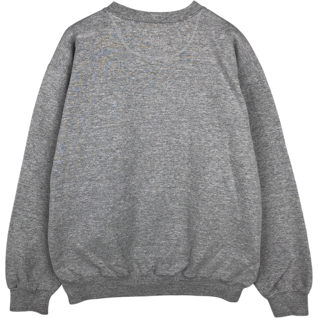 90'S Russell LL Bean Plain Blank Sweatshirt, Made in USA, Men's Size M (Equivalent), Vintage cotton gray type Vintage Second Hand